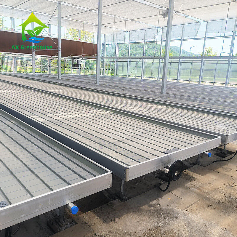 Gewächshaus Indoor Hydroponic Ebb And Flood Rolling Benches Wachsen Samen Tisch Für das Sämmen